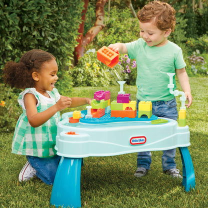 Little Tikes Build & Splash Water Table For Toddlers | Little Tikes