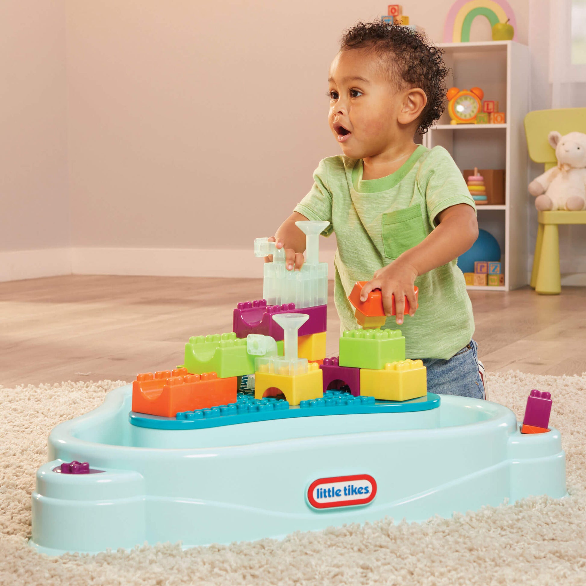 Little Tikes Build & Splash Water Table For Toddlers | Little Tikes