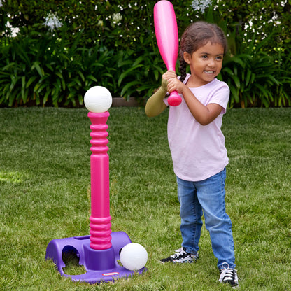 TotSports T-Ball set Pink/Purple | Little Tikes | Little Tikes