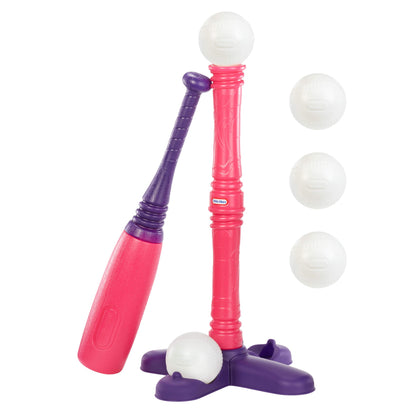 TotSports™ T-Ball Set - Pink Baseball Set for Kids 18M+ | Little Tikes | Little Tikes