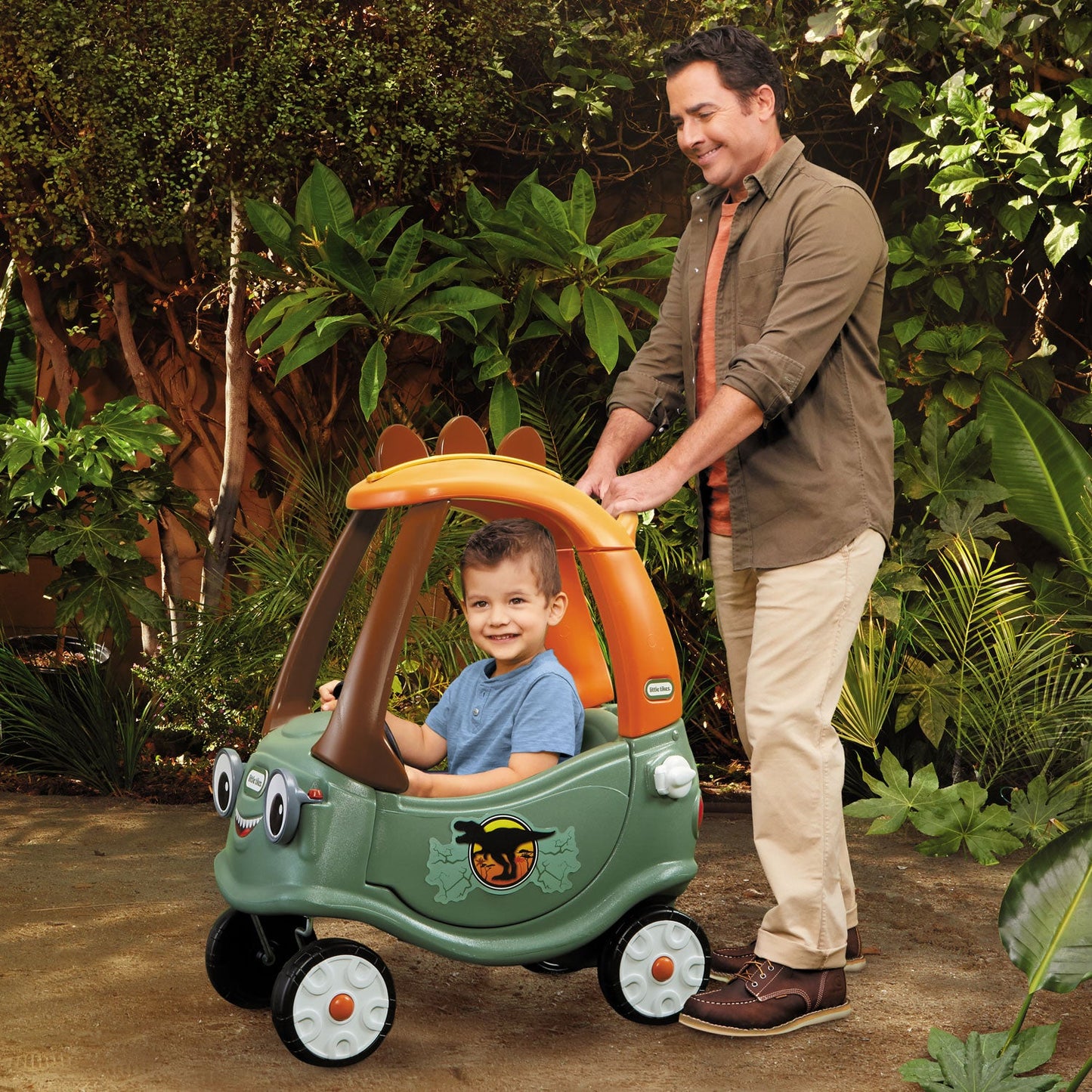 Little Tikes T-Rex Cozy Coupe – Dinosaur-Themed Ride-On | Little Tikes