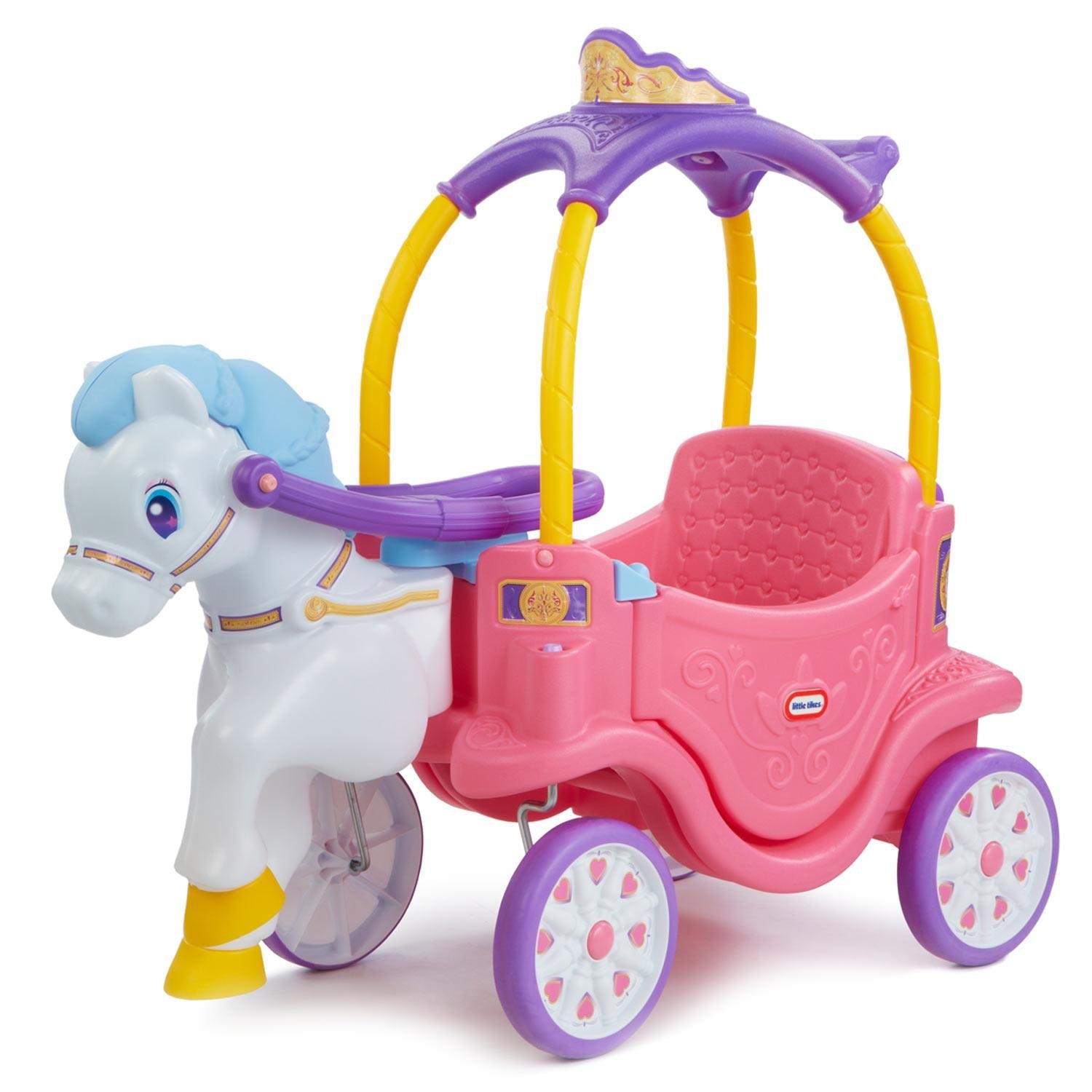 Little Tikes Princess Horse & Carriage | Toddler Ride-On | Little Tikes