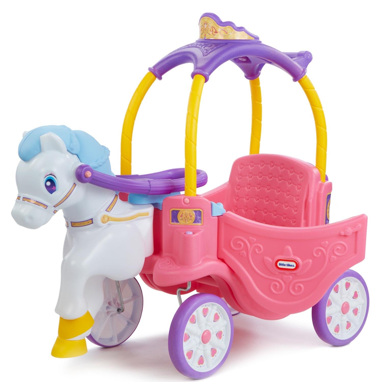 Little Tikes Princess Horse & Carriage | Toddler Ride-On | Little Tikes