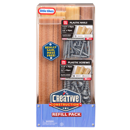 Little Tikes Creative Construction™ Wood, Nails and Screw Bundle | Little Tikes