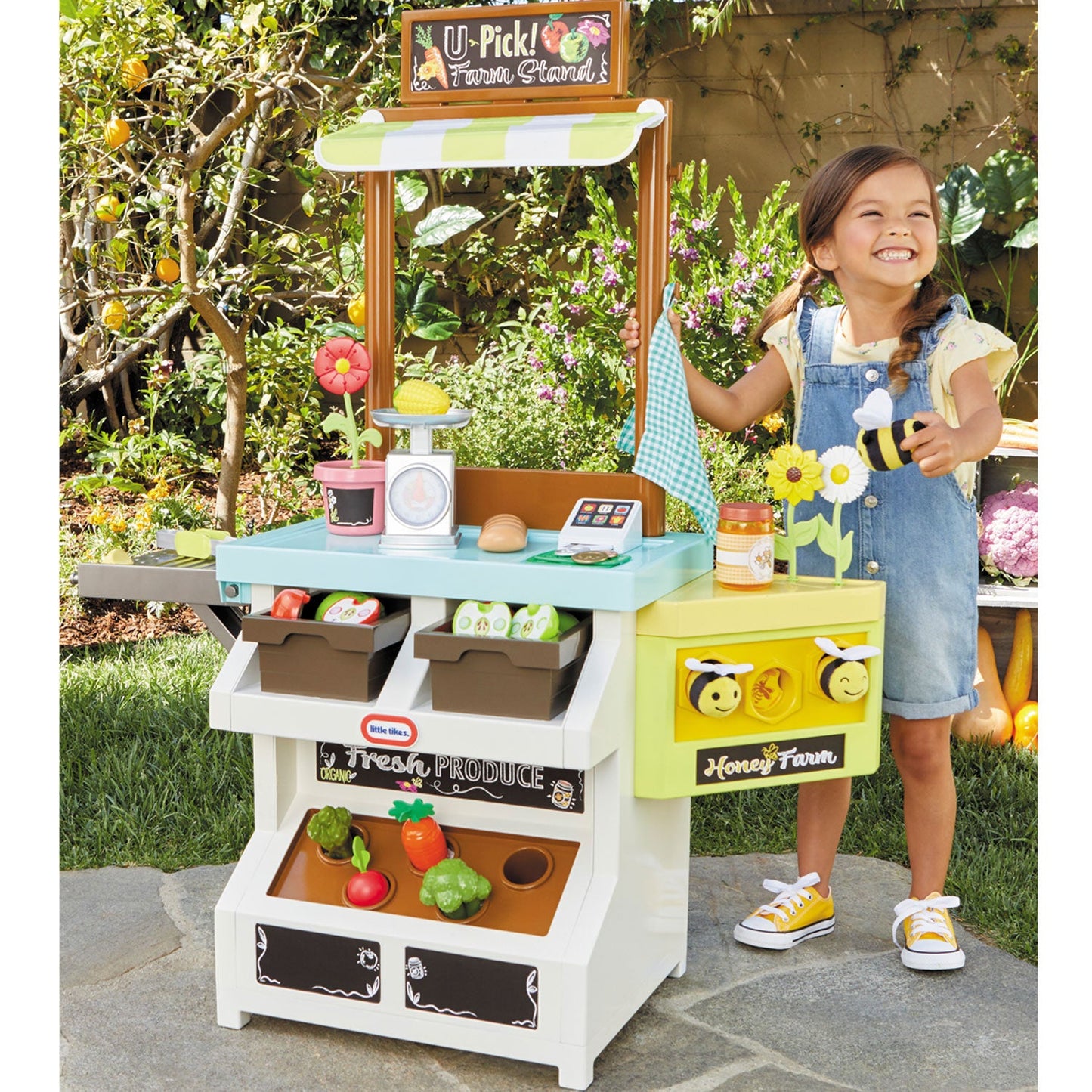 Little Tikes 3-in-1 Garden to Table Market Pretend Play | Little Tikes