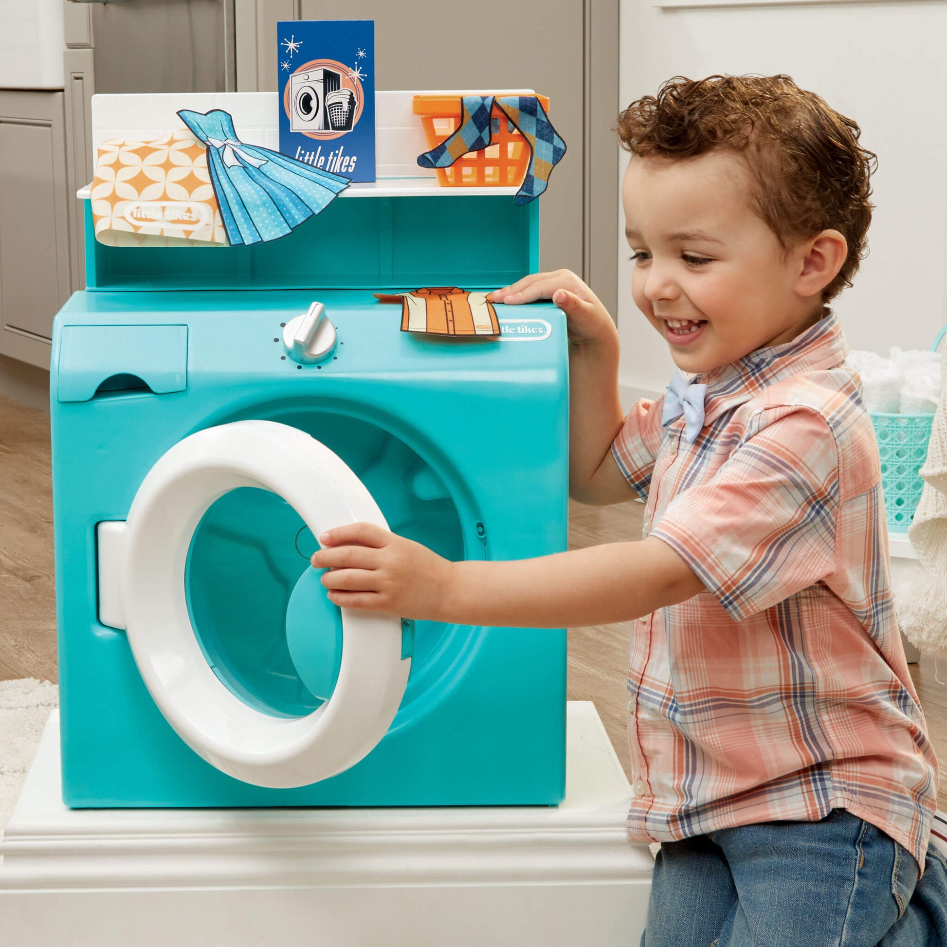 Little Tikes First Retro Washer-Dryer - Pretend Play Laundry Set | Little Tikes