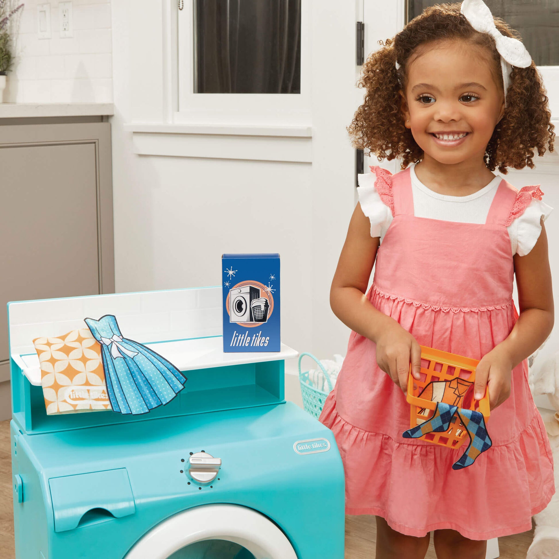 Little Tikes First Retro Washer-Dryer - Pretend Play Laundry Set | Little Tikes