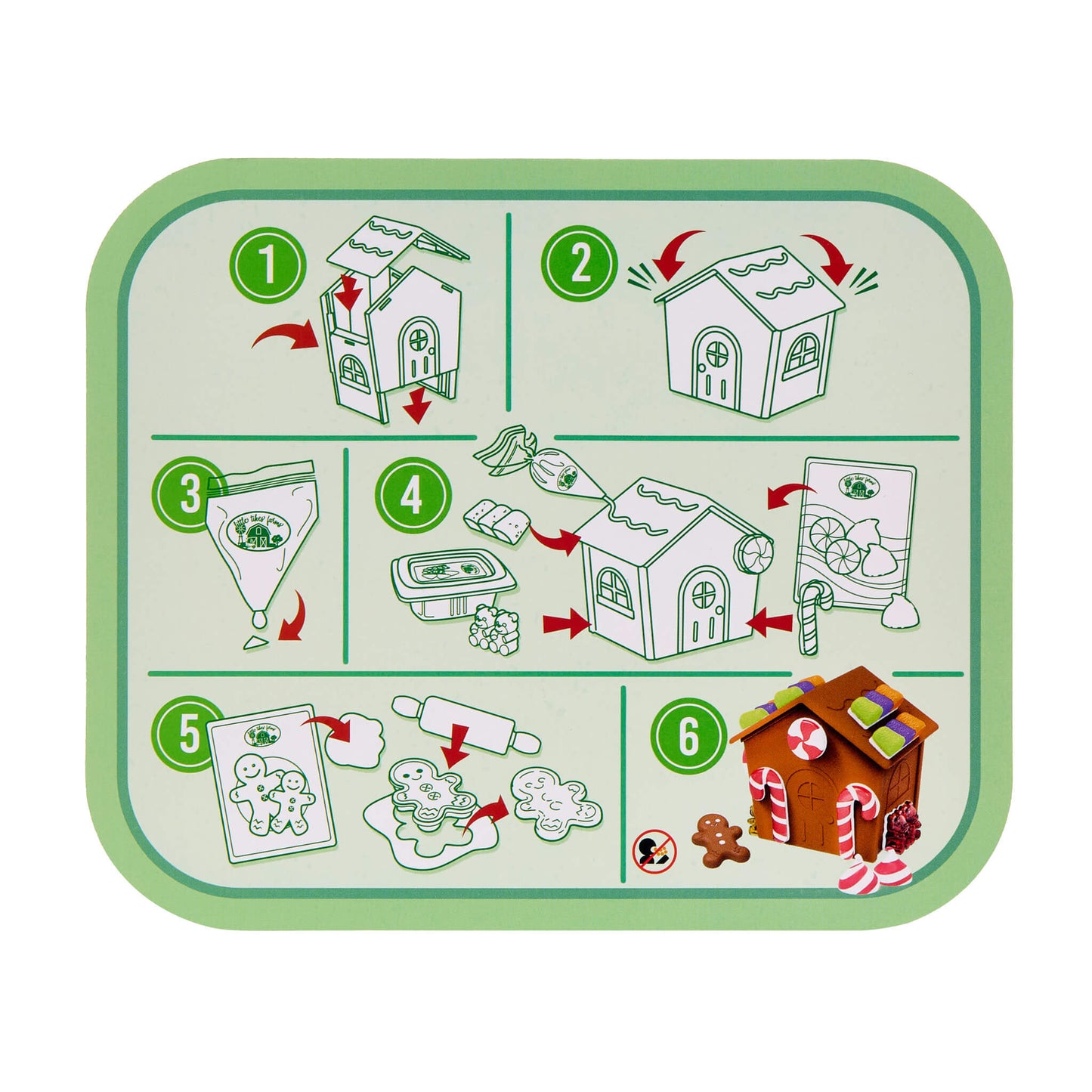 Creative Chefs™ Gingerbread House Kit - Little Tikes Play Food Set | Little Tikes