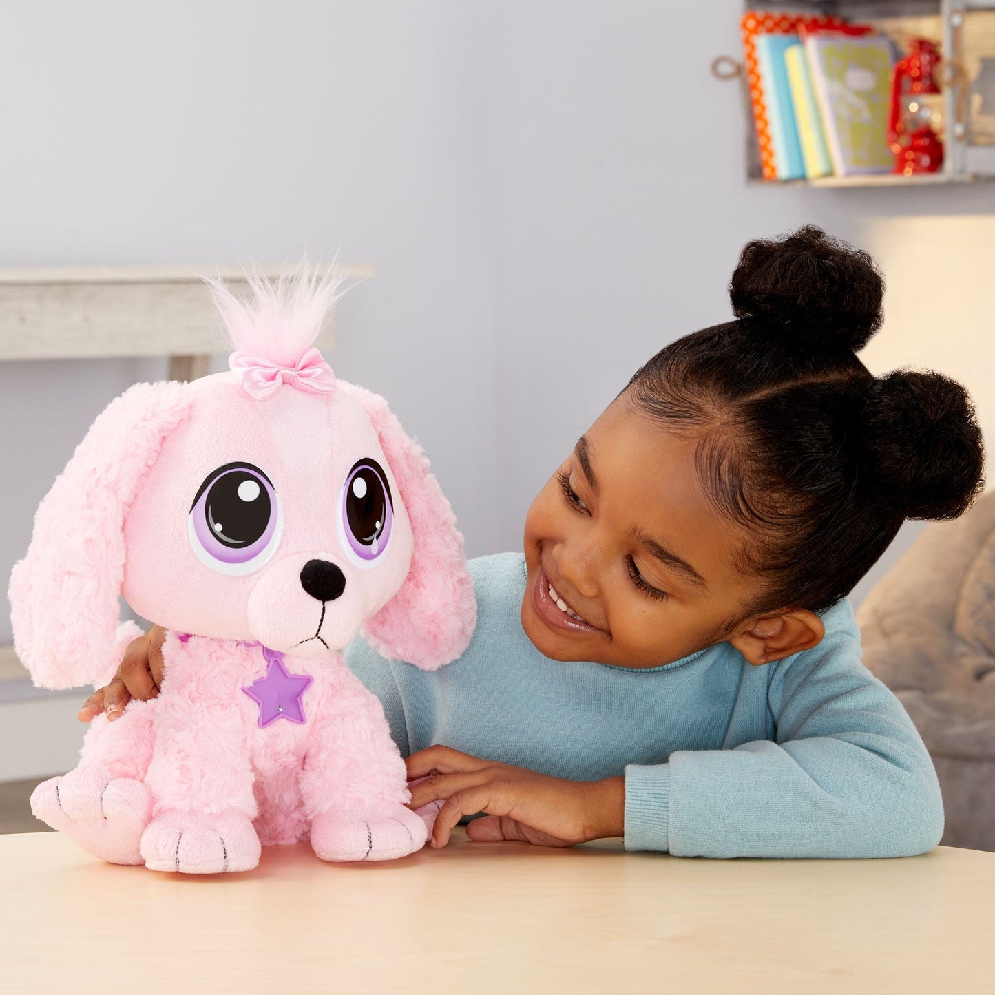 Rescue Tales Pink Poodle Plush Toy - Adoptable Pet with Doghouse | Little Tikes | Little Tikes
