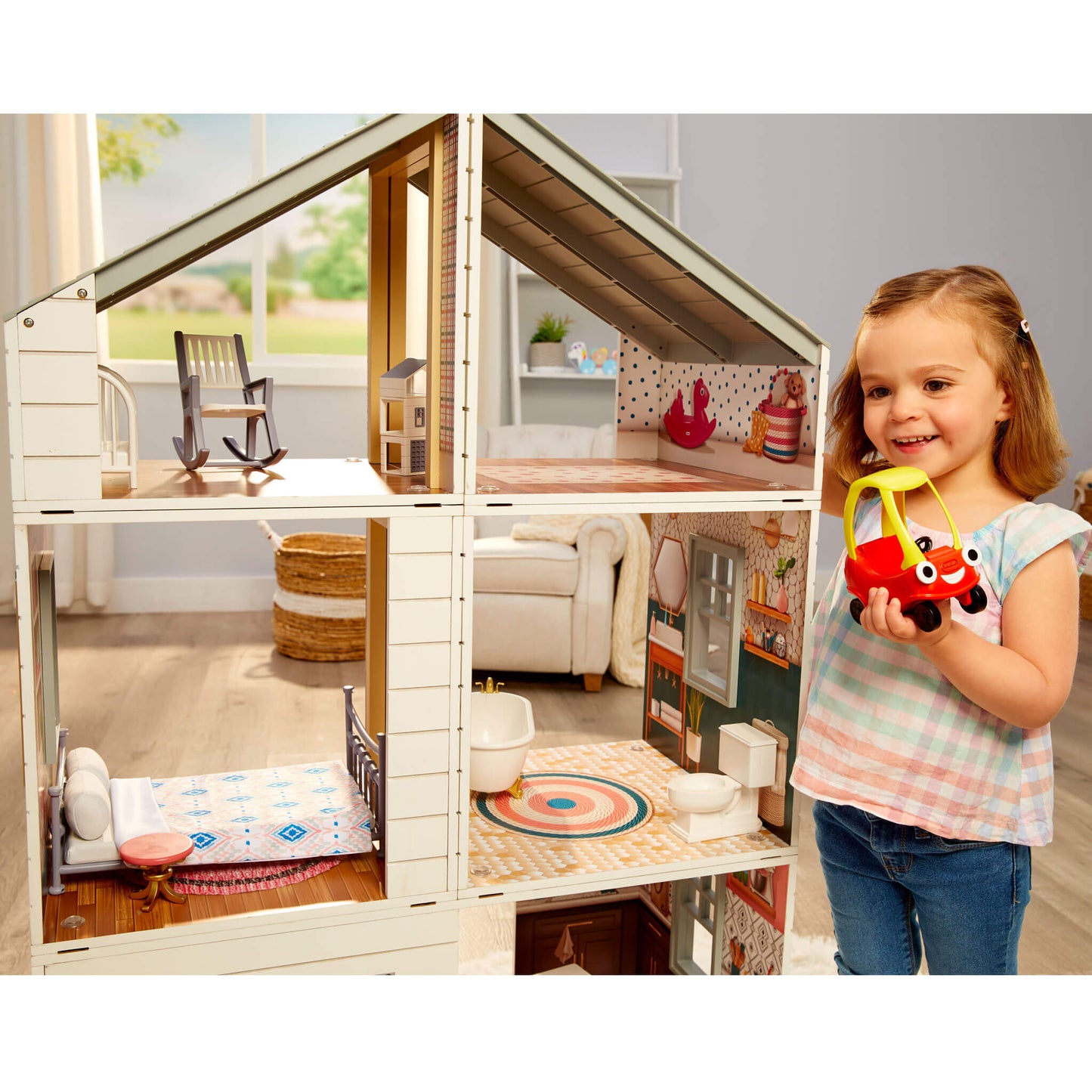 Little Tikes Stack 'n Style™ Wood Dollhouse | Little Tikes | Little Tikes