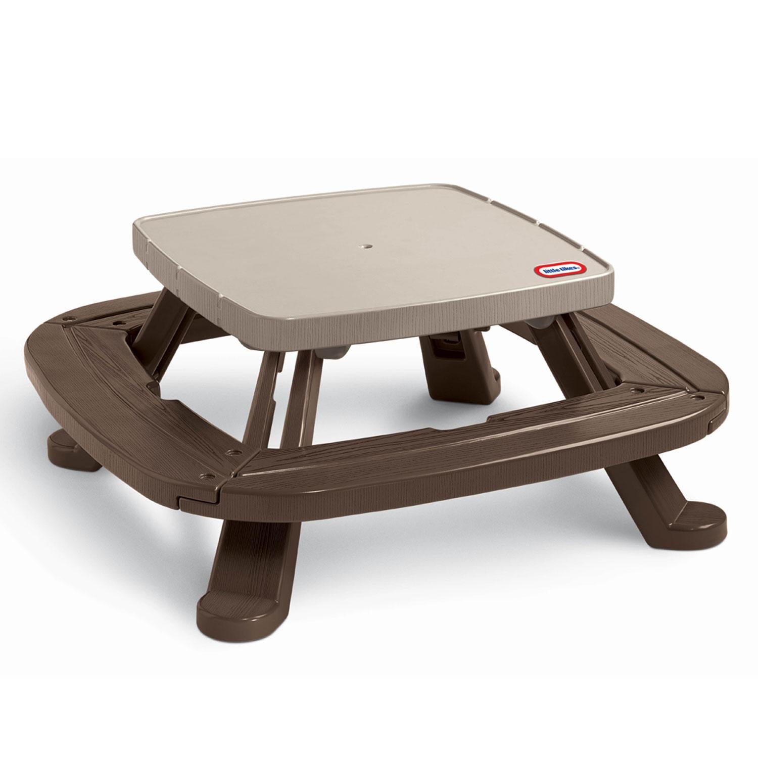 Little Tikes Fold 'n Store Picnic Table with Market Umbrella | Little Tikes