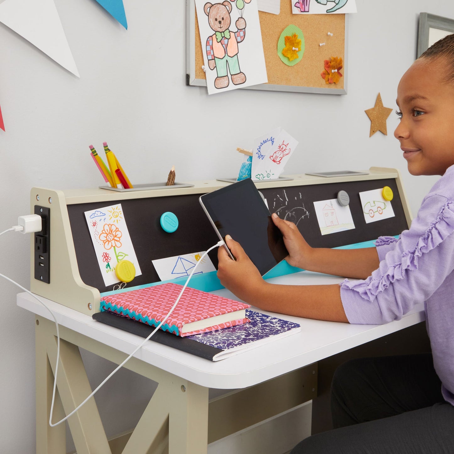 Little Tikes 2-in-1 Chalkboard Desk | Little Tikes