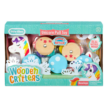 Wooden Critters Pull Toy - Unicorn | Little Tikes | Little Tikes