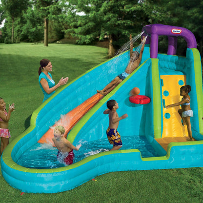 Inflatable water slide - Slam n Curve | Little Tikes | Little Tikes