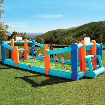 Little Tikes Huge Backyard Soccer & Basketball Court | Little Tikes