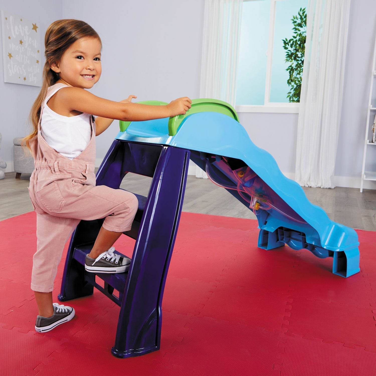 Little Tikes 2-in-1 Indoor-Outdoor Slide For Toddlers | Little Tikes