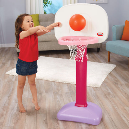 Little Tikes TotSports Easy Score Pink Basketball Set | Little Tikes