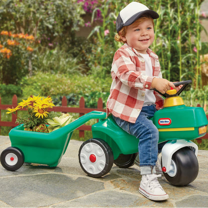 Little Tikes Tractor & Cart – Foot-to-Floor Toddler Ride-On | Little Tikes