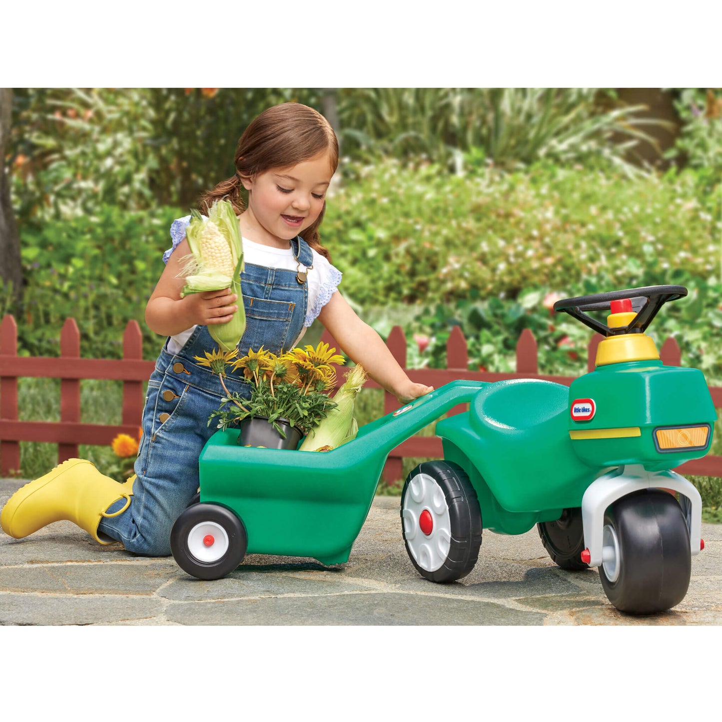 Little Tikes Tractor & Cart – Foot-to-Floor Toddler Ride-On | Little Tikes