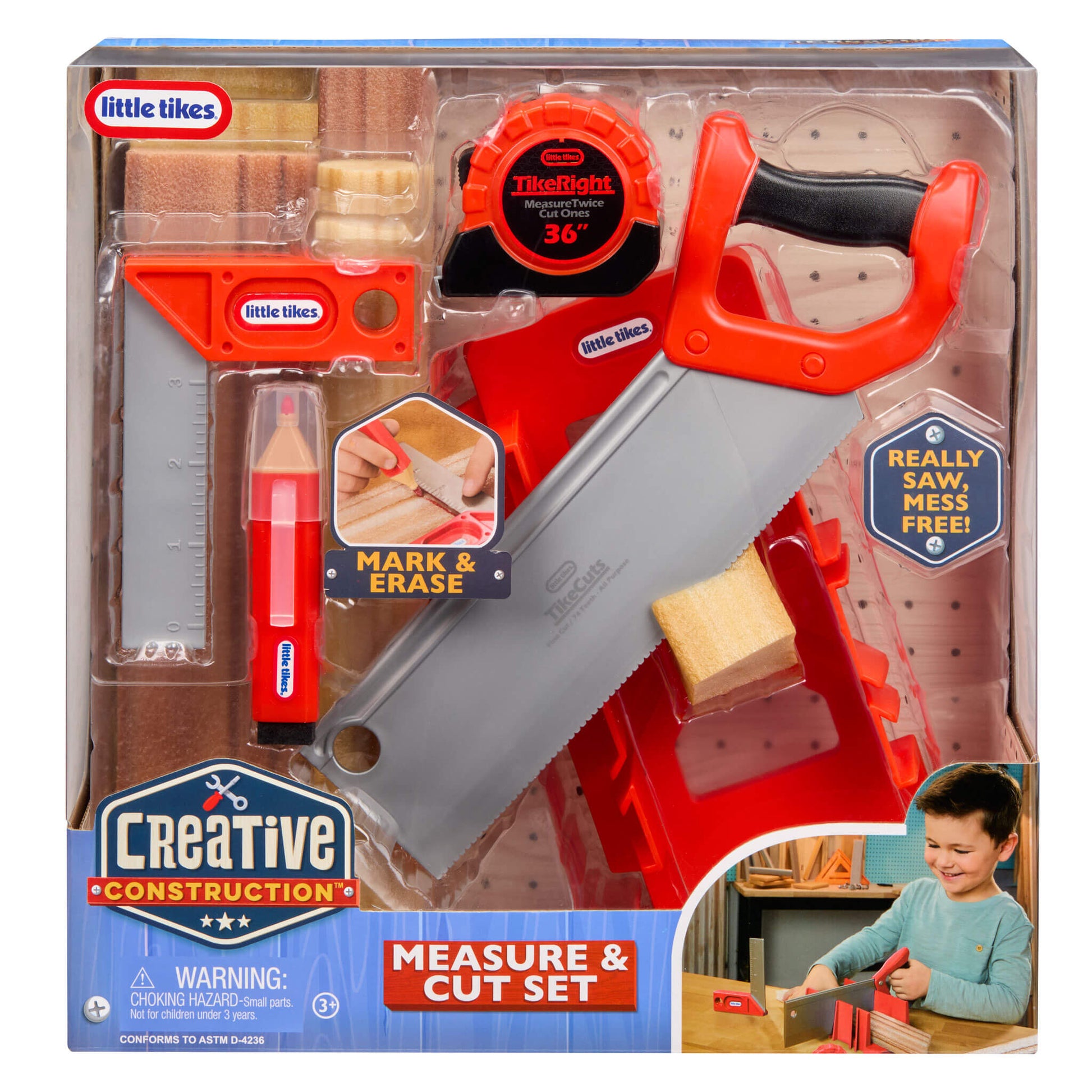 Little Tikes Creative Construction Measure and Cut Set | Little Tikes