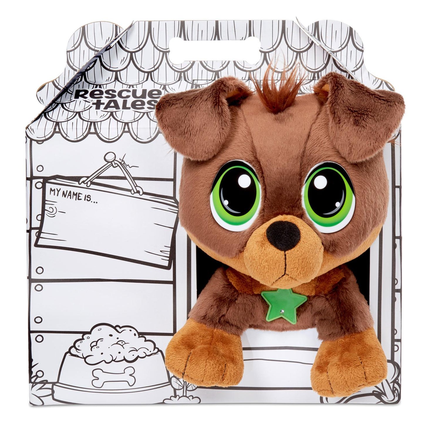 Rescue Tales Interactive Rottweiler Plush Toy | Adoptable Pet with Sounds & Movement | Little Tikes